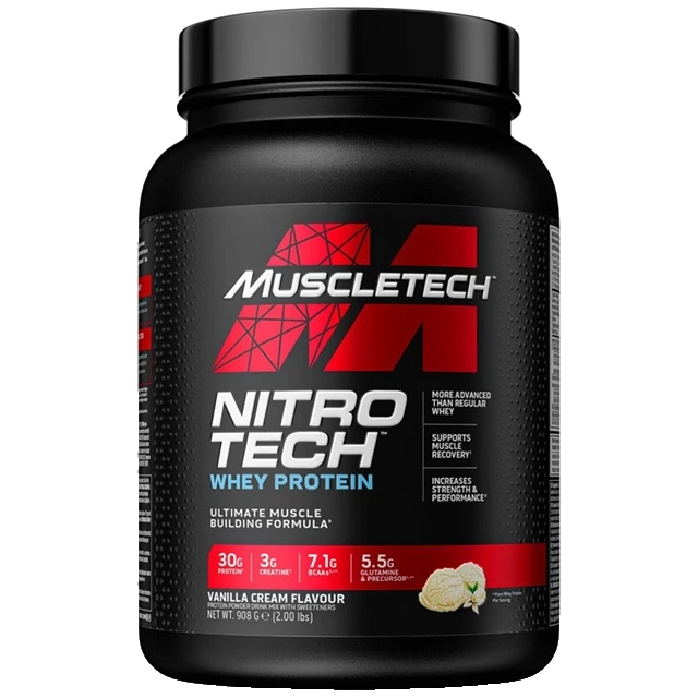 Nitro-Tech, Vanilla Cream - 908 grams