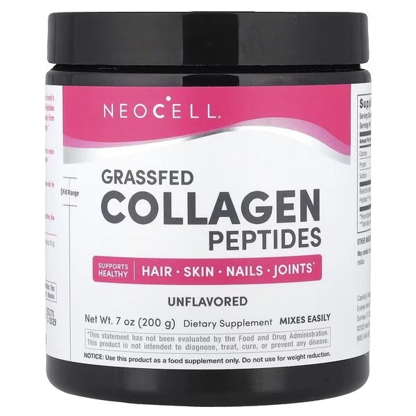 Grassfed Collagen Peptides, Unflavored - 200 grams