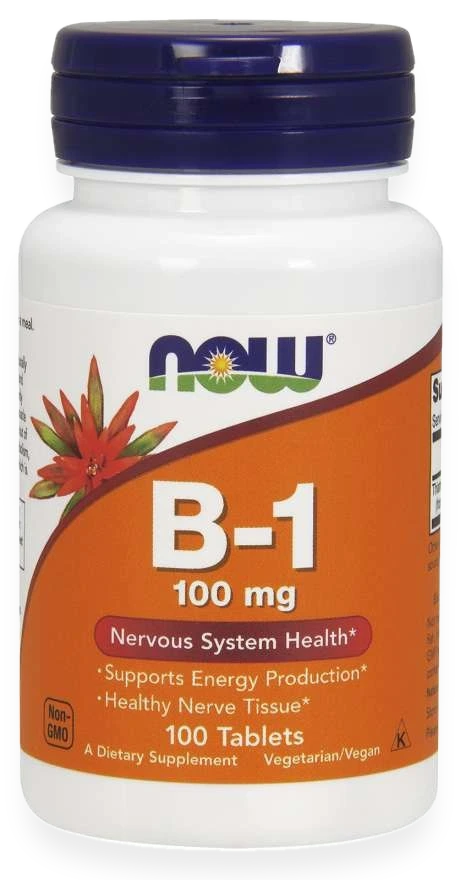 Vitamin B-1 Thiamine, 100mg - 100 tablets