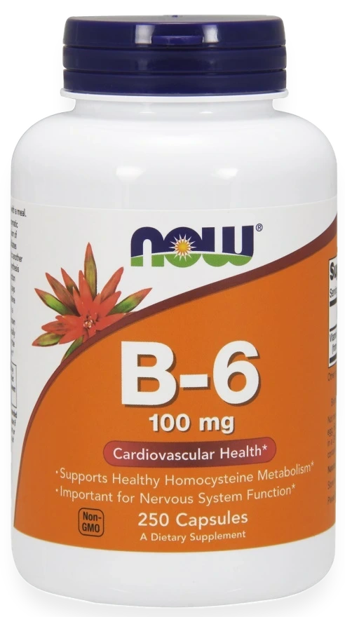 Vitamin B-6, 100mg - 250 caps