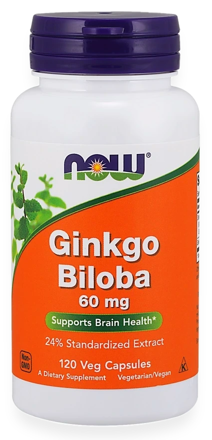 Ginkgo Biloba, 60mg - 120 vcaps