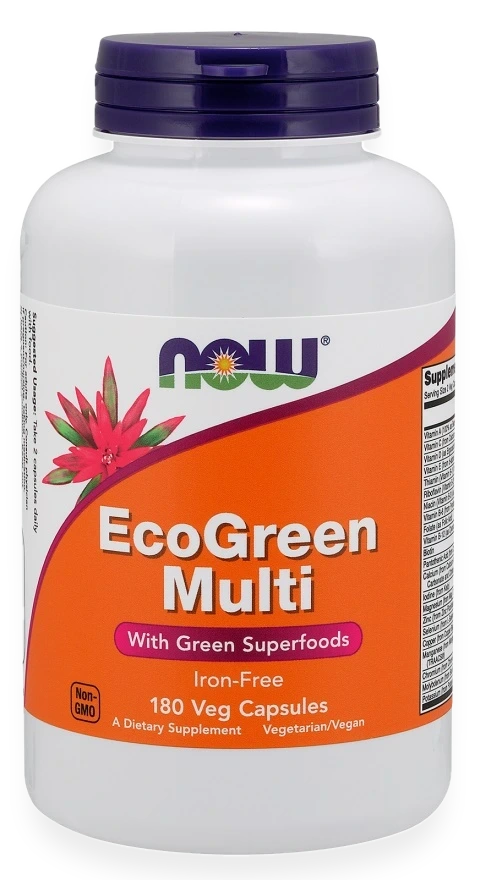 Green Multi, Iron Free - 180 vcaps