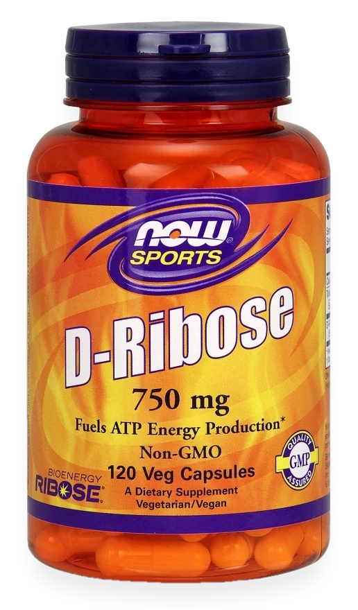 D-Ribose, 750mg - 120 vcaps