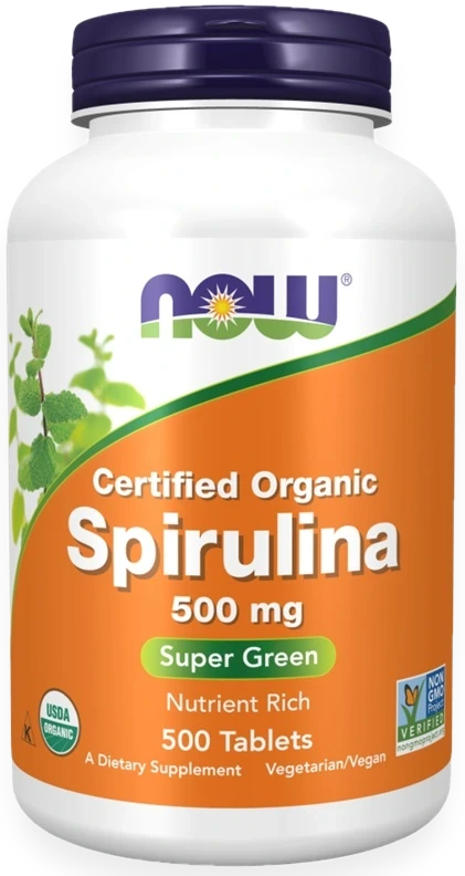 Spirulina, 500mg - 500 tablets