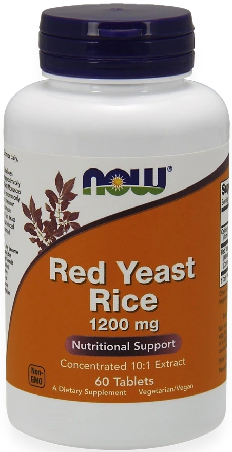 Red Yeast Rice Concentrated 10:1 Extract, 1200mg - 60 tablets