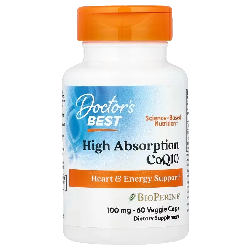 High Absorption CoQ10 with BioPerine, 100mg - 60 vcaps