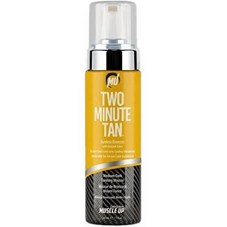 Two Minute Tan, Sunless Bronzer Instant Glow Dark Tanning Gel - 237 ml.
