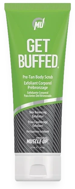 Get Buffed, Pre-Tan Body Scrub and Skin Balancing Exfoliator - 237 ml.