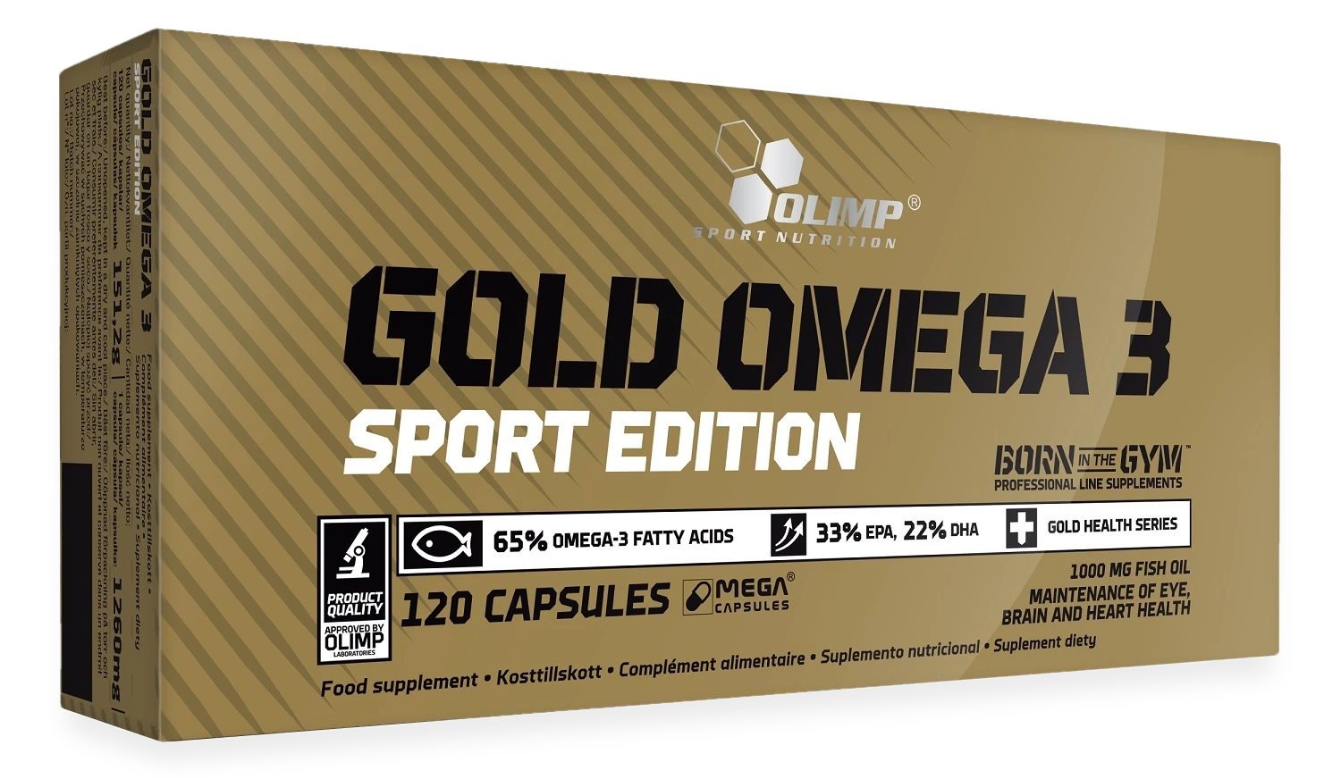 Gold Omega 3, Sport Edition - 120 caps