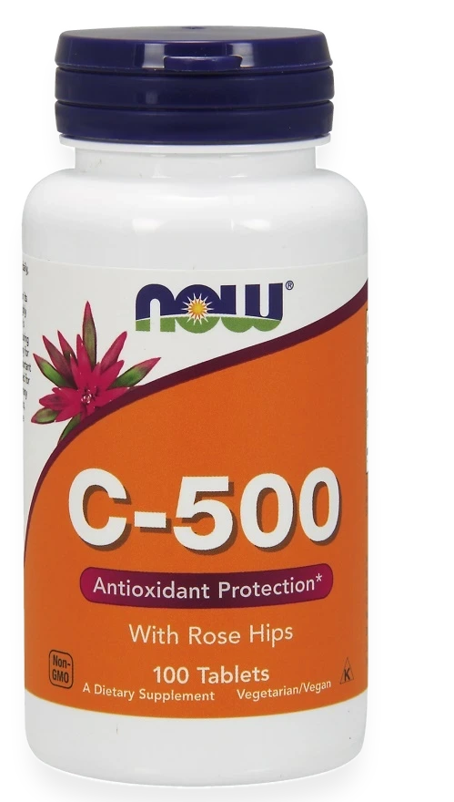 Vitamin C-500 with Rose Hips - 100 tablets