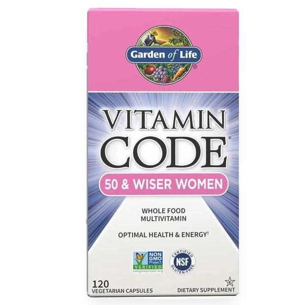 Vitamin Code 50 & Wiser Women - 120 vcaps