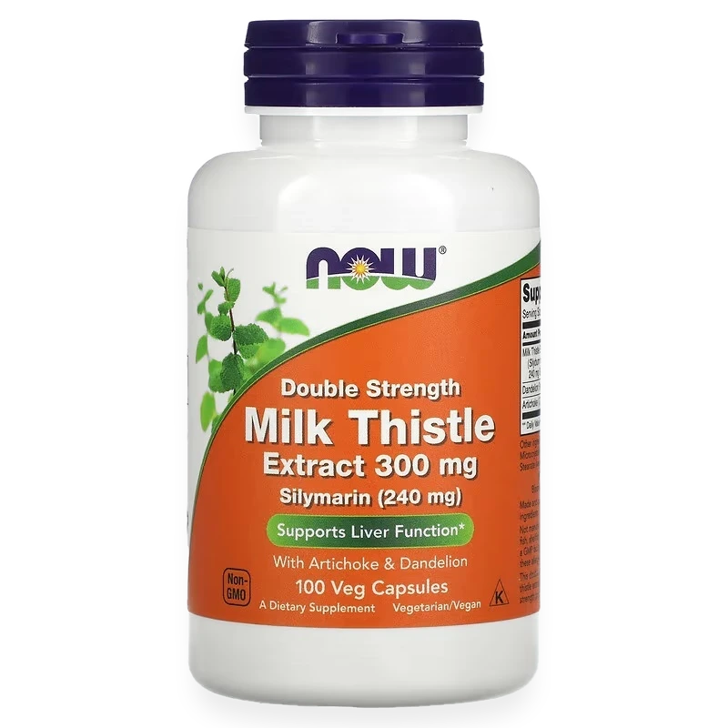 Milk Thistle Extract with Artichoke & Dandelion, 300mg Double Strength - 100 vcaps