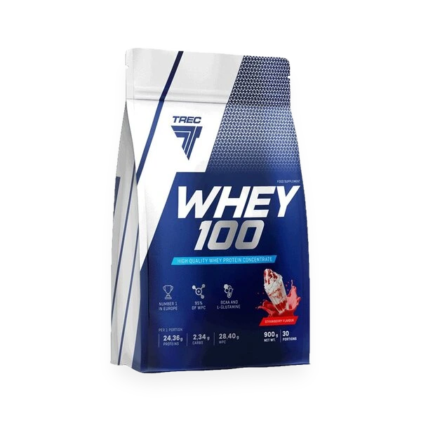 Whey 100 (Bag), Vanilla - 900 grams