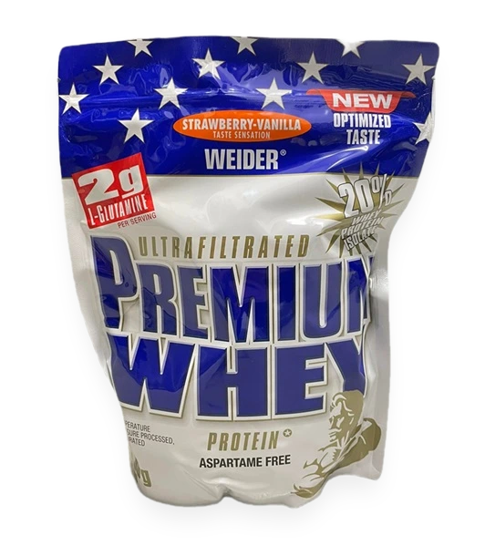 Premium Whey, Strawberry Vanilla - 500 grams
