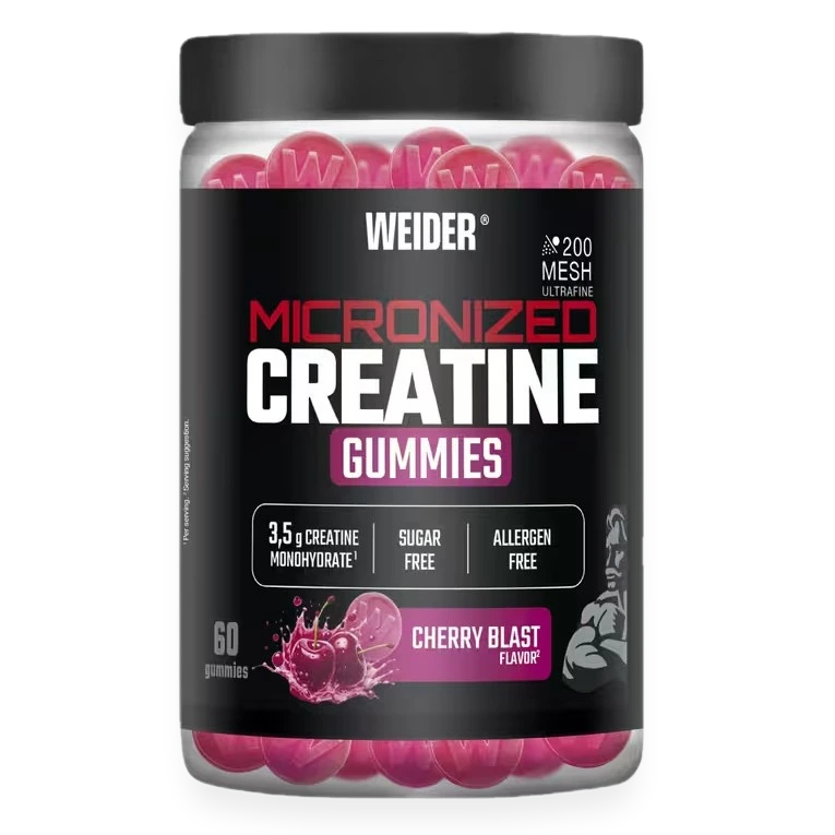 Micronized Creatine Gummies, Cherry Blast - 60 gummies