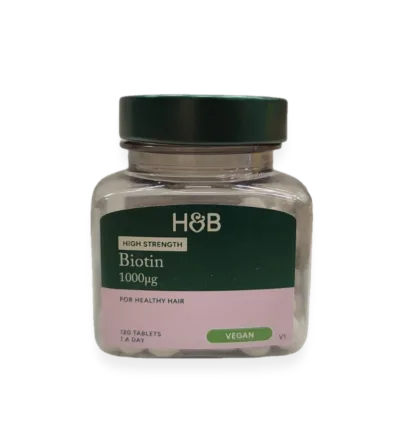 Biotin, 1000mcg - 120 tablets