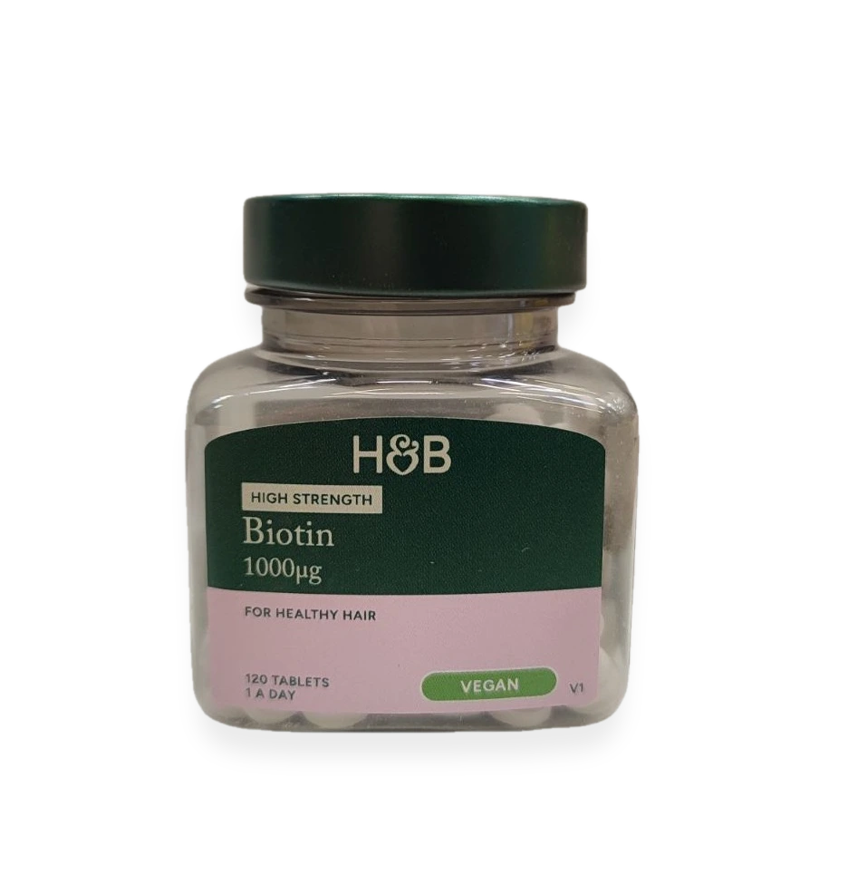 Biotin, 1000mcg - 120 tablets