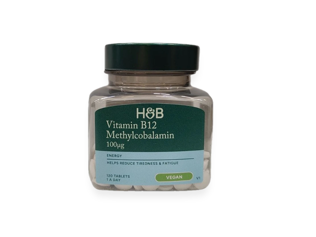 Vitamin B12 Methylcobalamin, 100mcg - 120 tablets