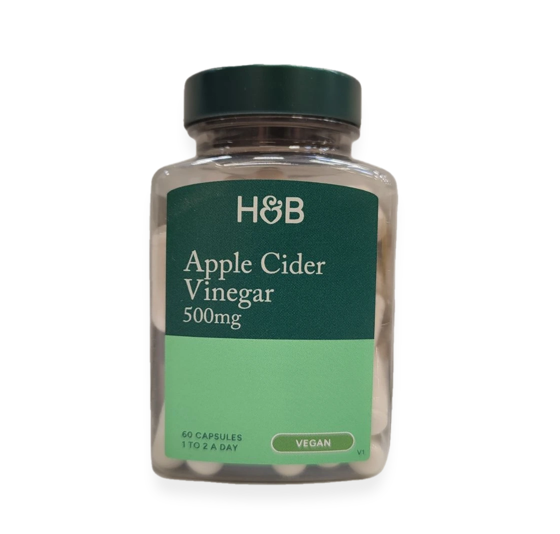 Apple Cider Vinegar, 500mg - 60 vcaps