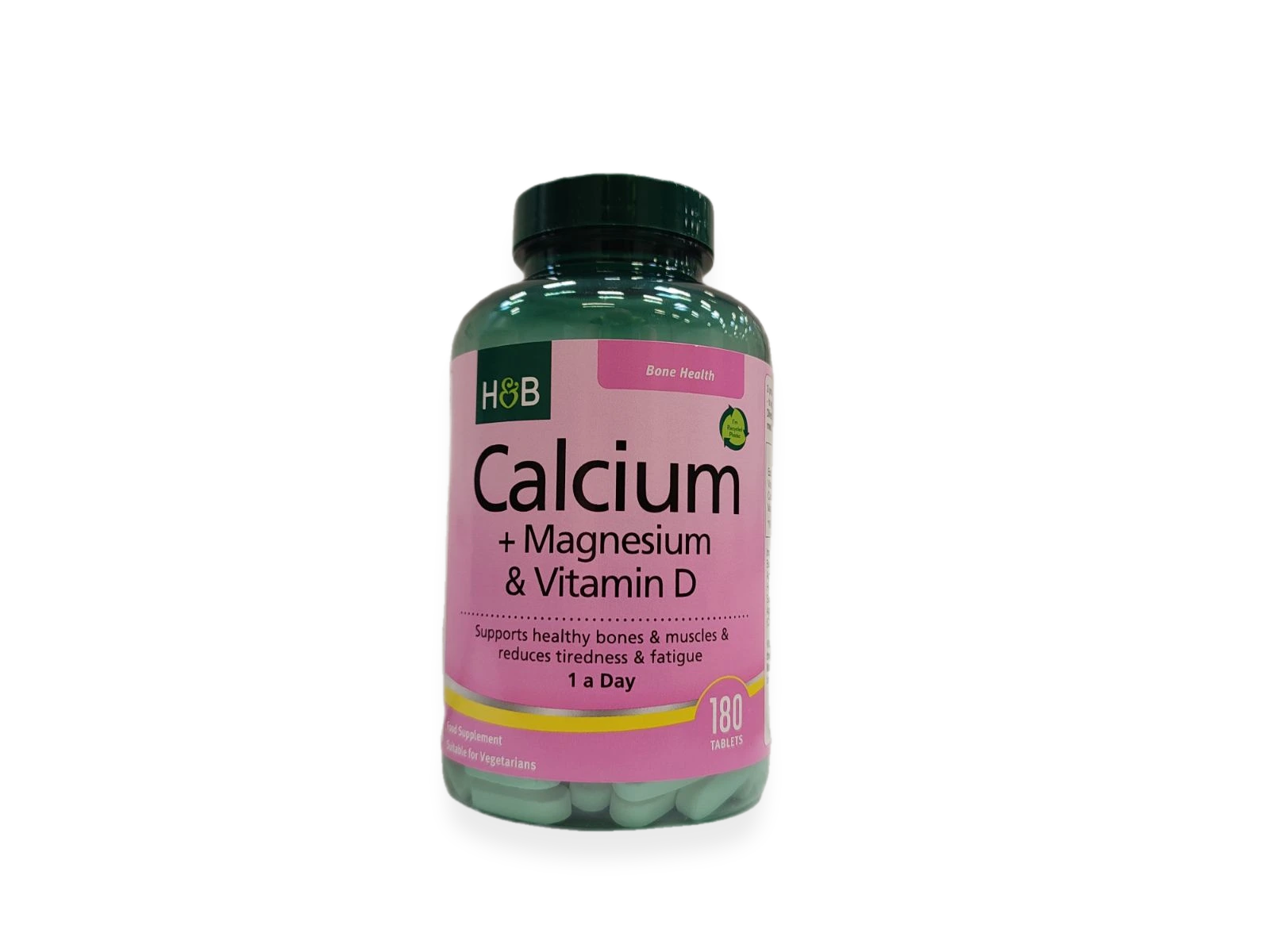 Calcium + Magnesium & Vitamin D - 180 tablets