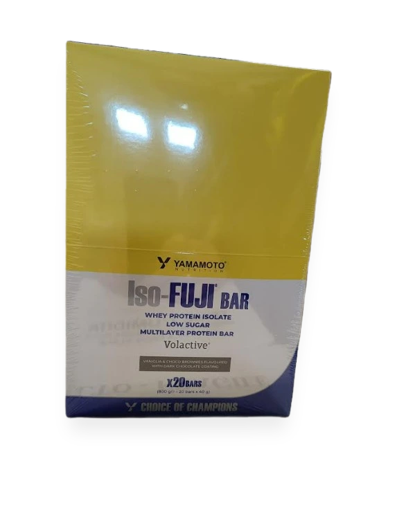 Iso-FUJI Bar, Vanilla & Choco Brownies - 20 x 40g