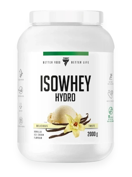 Isowhey Hydro, Vanilla Ice Cream - 2000 grams