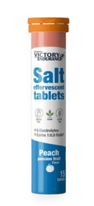 Joe Weider Victory Endurance Salt, Peach Passion Fruit - 15 effervescent tablets