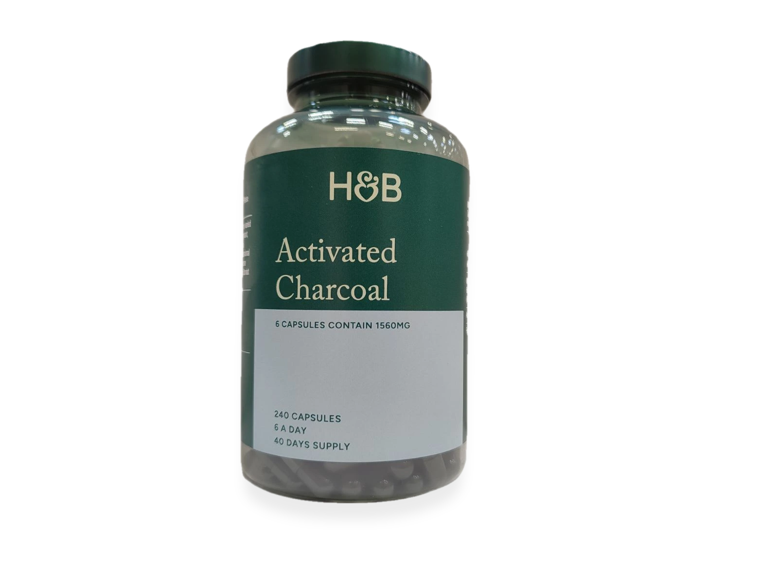 Activated Charcoal, 1560mg - 240 caps