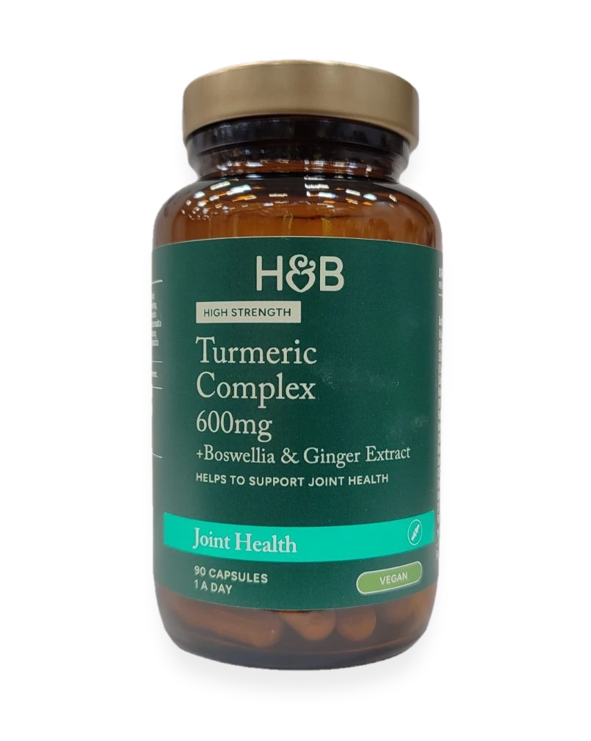 High Strength Turmeric Complex plus Boswellia & Ginger Extract, 600mg - 90 caps
