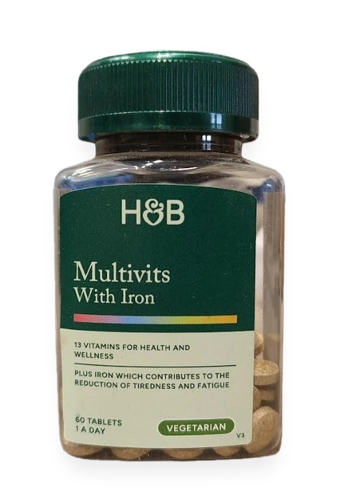 Multivits with Iron - 60 tablets
