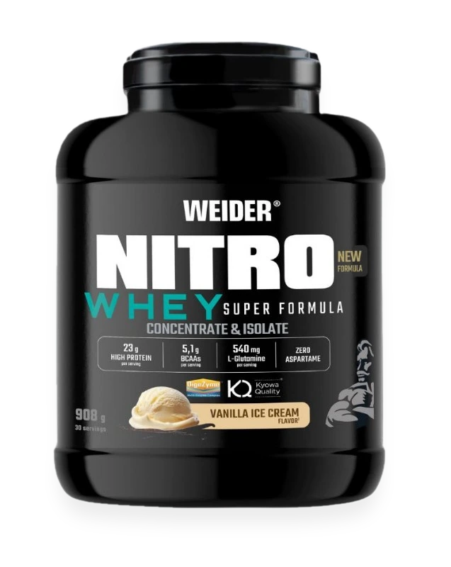 Nitro Whey Super Formula, Vanilla Ice Cream - 908 grams