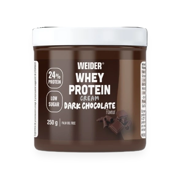 Whey Protein Cream, Dark Chocolate - 250 grams
