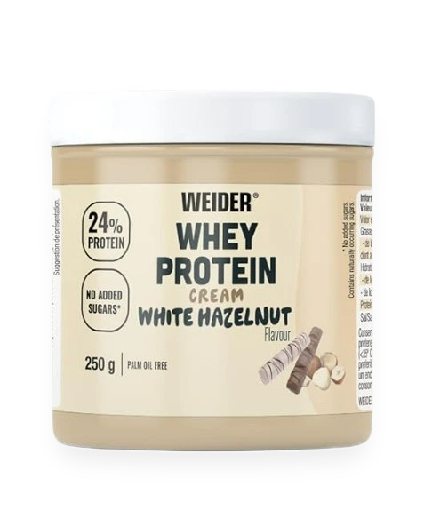Whey Protein Cream, White Hazelnut - 250 grams