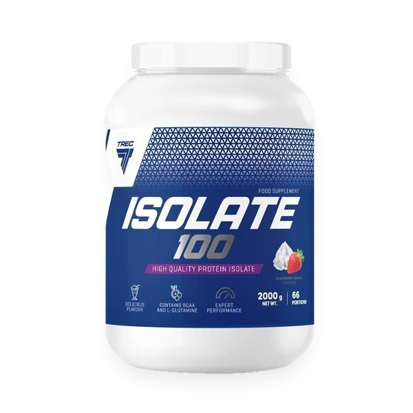 Isolate 100, Creamy Strawberry - 2000 grams