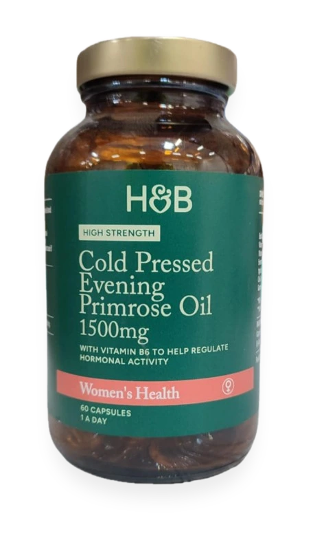 High Strength Cold Pressed Evening Primrose Oil, 1500mg - 60 caps