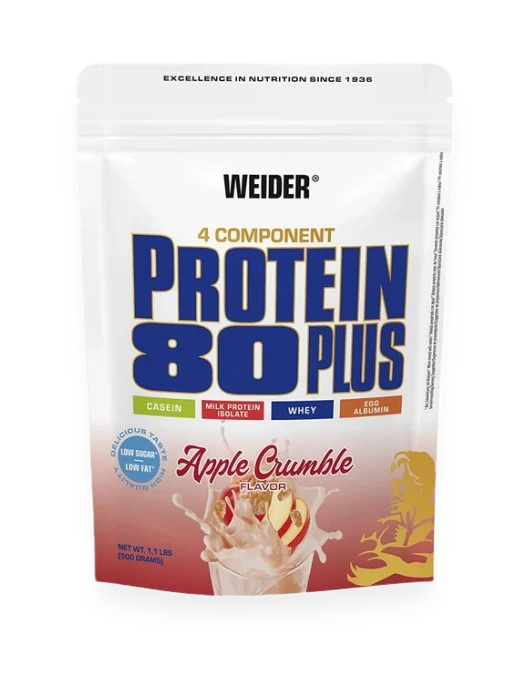Protein 80 Plus, Apple Crumble - 500 grams