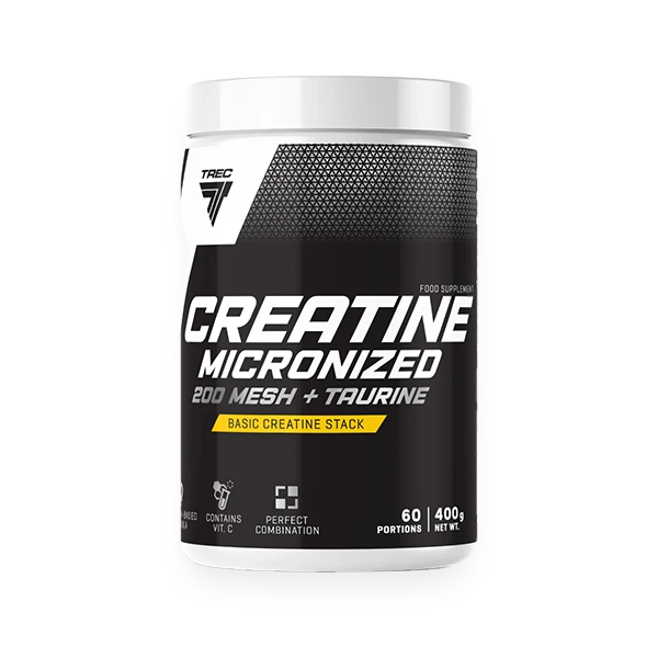 Creatine Micronized 200 Mesh + Taurine - 400 grams