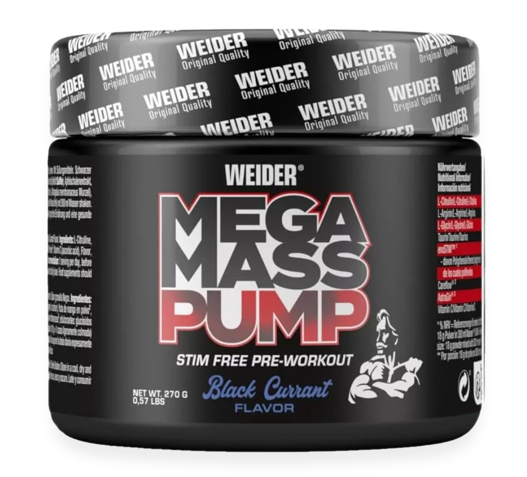 Mega Mass Pump, Black Currant - 270 grams