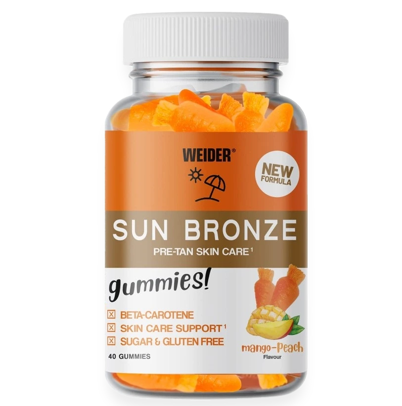 Sun Bronze Gummies, Mango Peach - 40 gummies