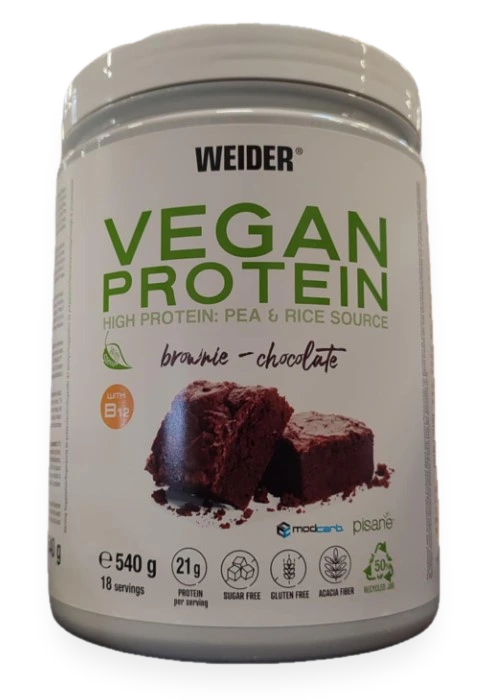 Vegan Protein, Brownie Chocolate - 540 grams