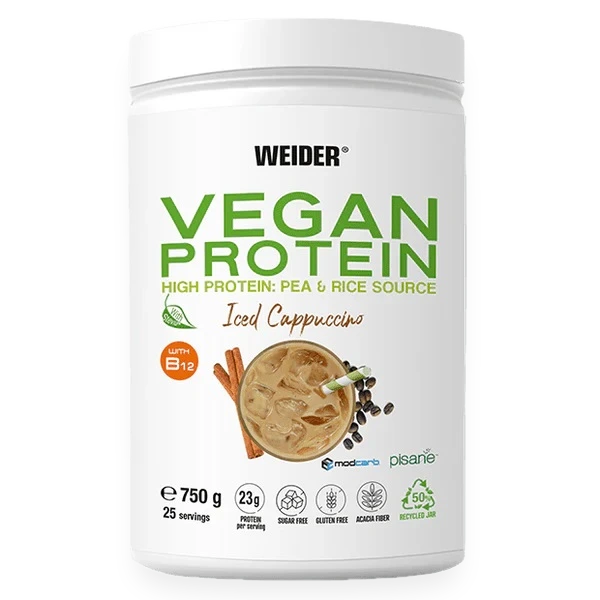 Vegan Protein, Iced Cappuccino - 750 grams