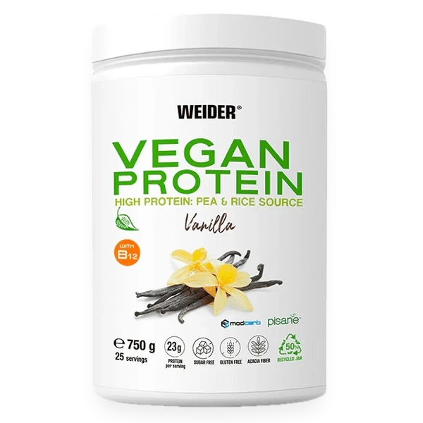Vegan Protein, Vanilla - 750 grams