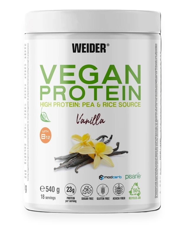 Vegan Protein, Vanilla - 540 grams
