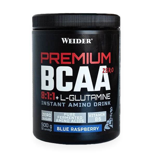 Premium BCAA Zero, Blue Raspberry - 500 grams