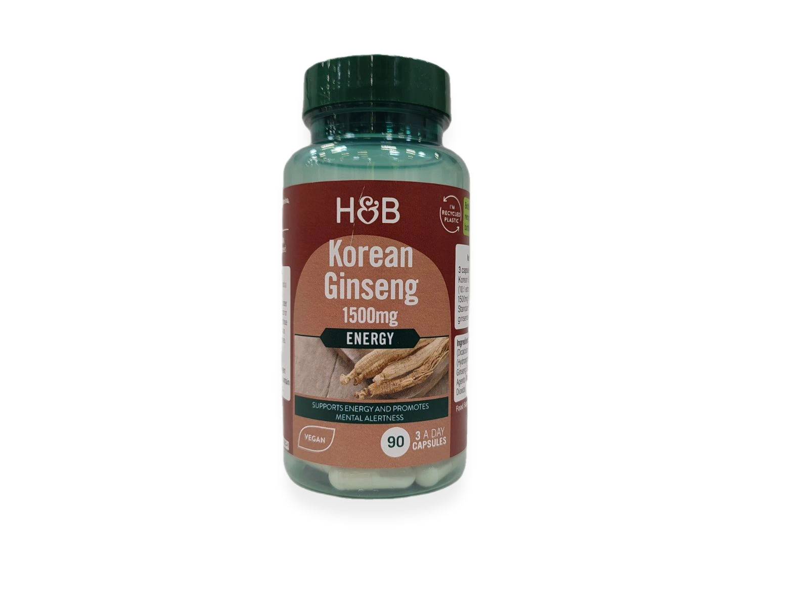 Korean Ginseng, 1500mg - 90 vcaps