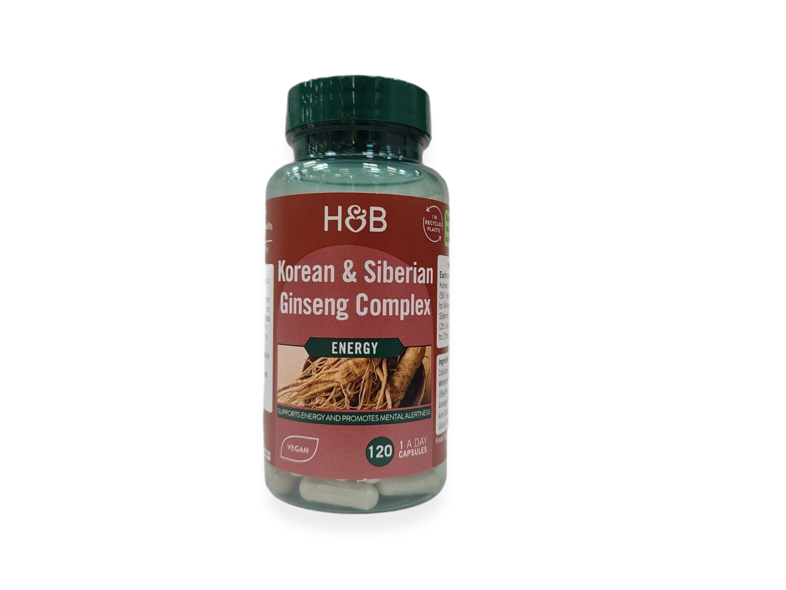 Korean & Siberian Ginseng Complex - 120 vcaps
