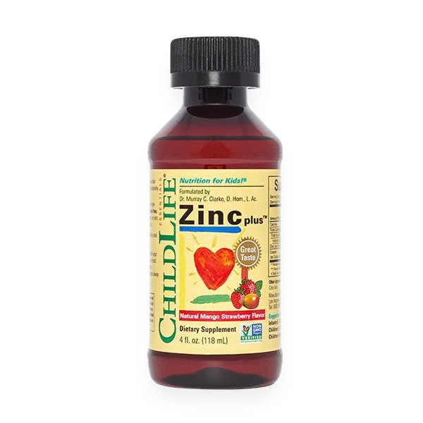 Zinc Plus, Natural Mango Strawberry - 118 ml.