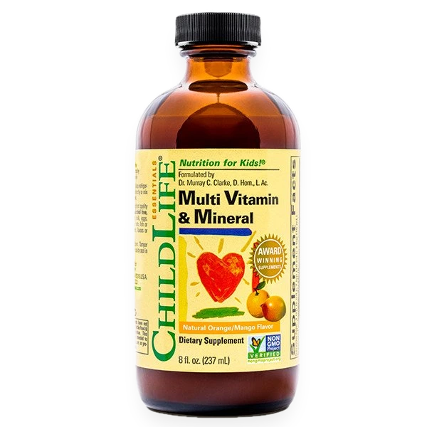 Multi Vitamin & Mineral, Natural Orange/Mango - 237 ml.