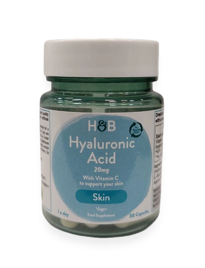 Hyaluronic Acid with Vitamin C, 20mg - 30 caps