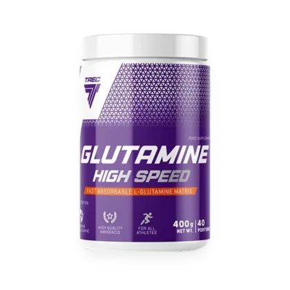 Glutamine High Speed, Orange-Grapefruit - 400 grams